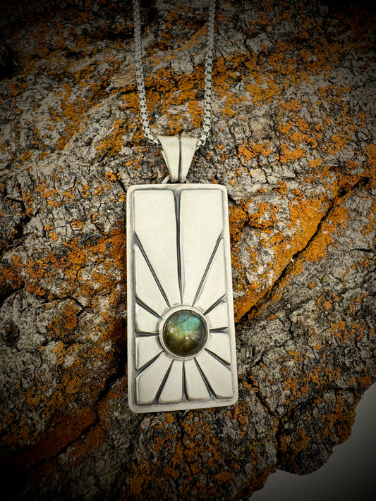Raising Atlantis Labradorite Rising pendant