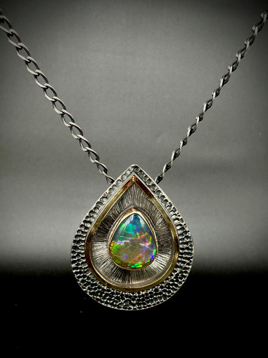 2 way Opal Pendant