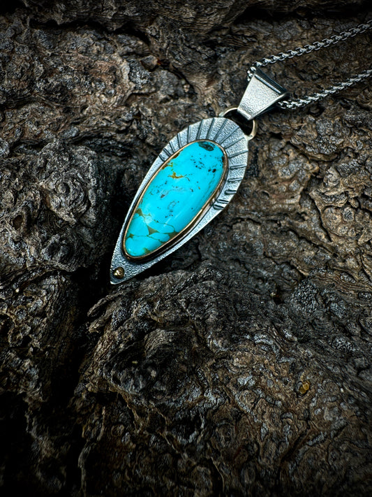Kingman Turquoise Relic pendant