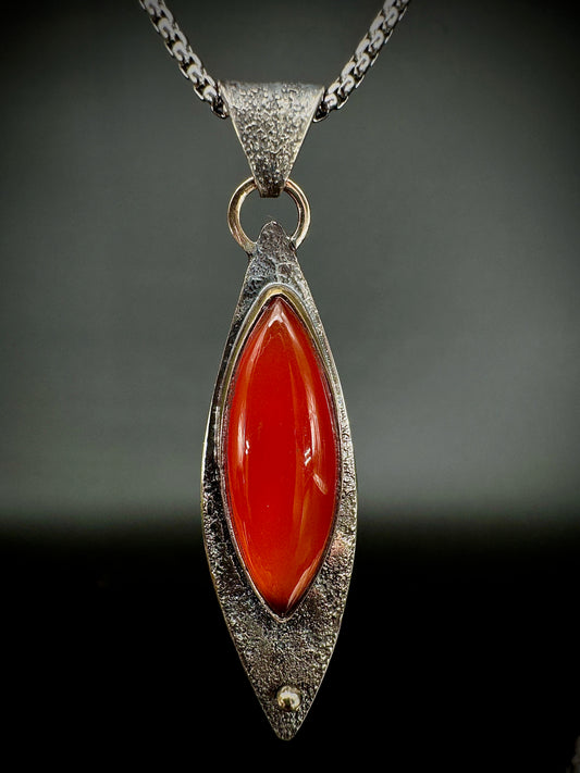 Flame Agate pendant