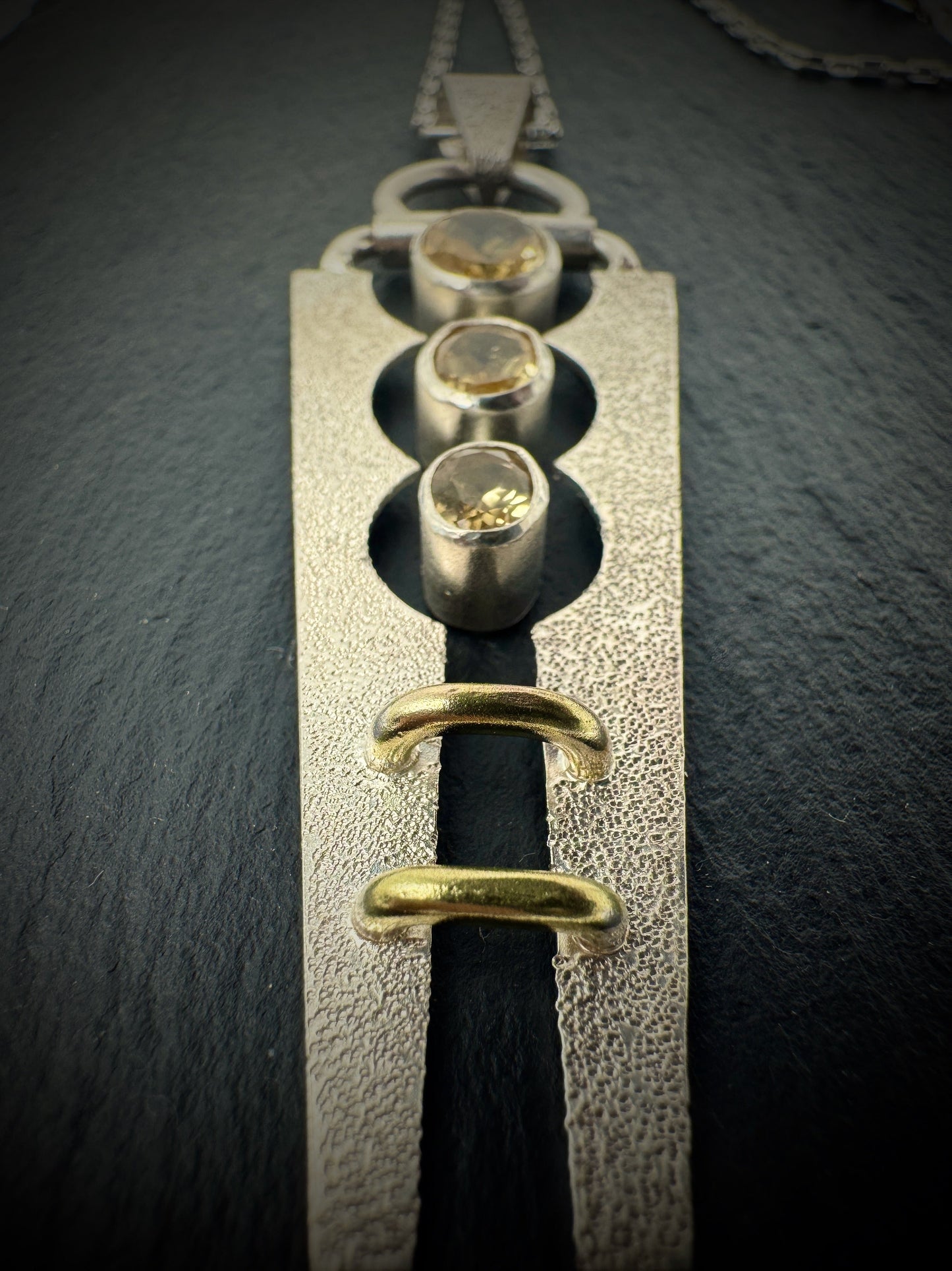 Unchained Citrine pendant