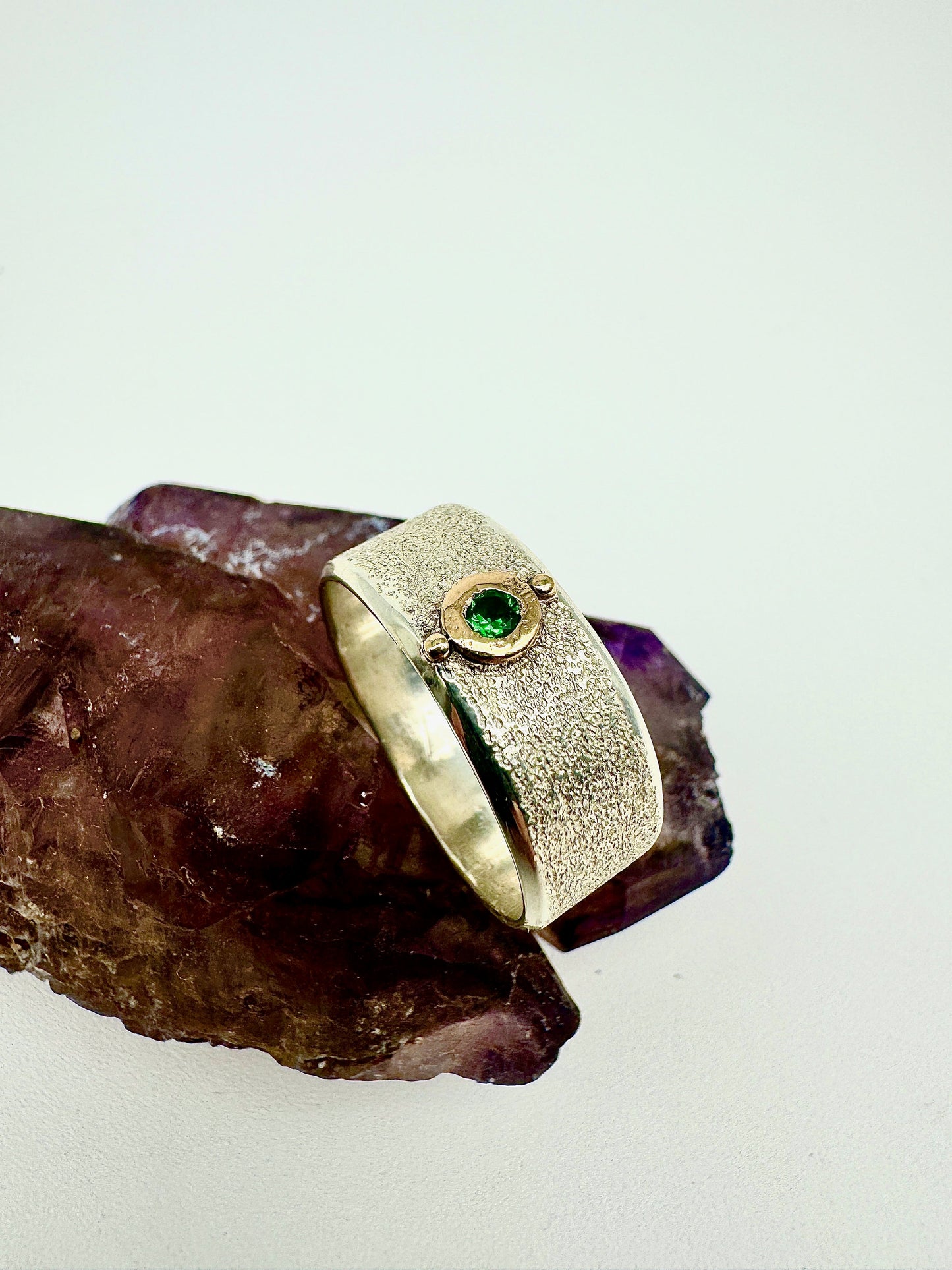 Tsavorite Garnet ring size 11