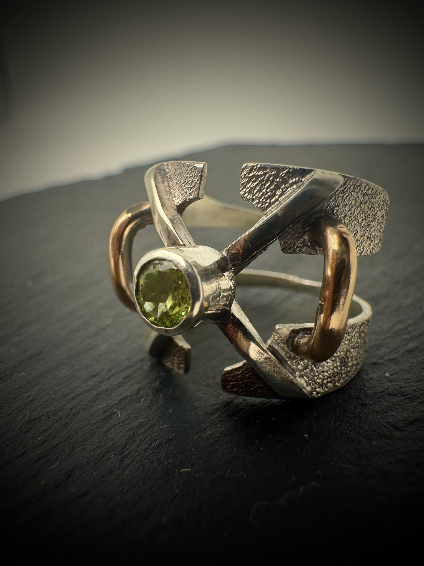 Unchained Peridot ring size 7