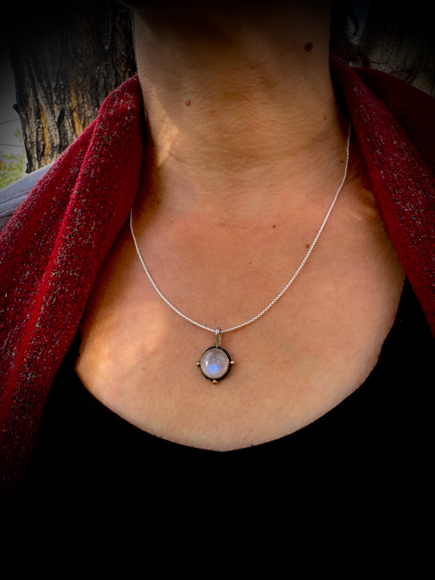 Wayfinder Rainbow Moonstone pendant
