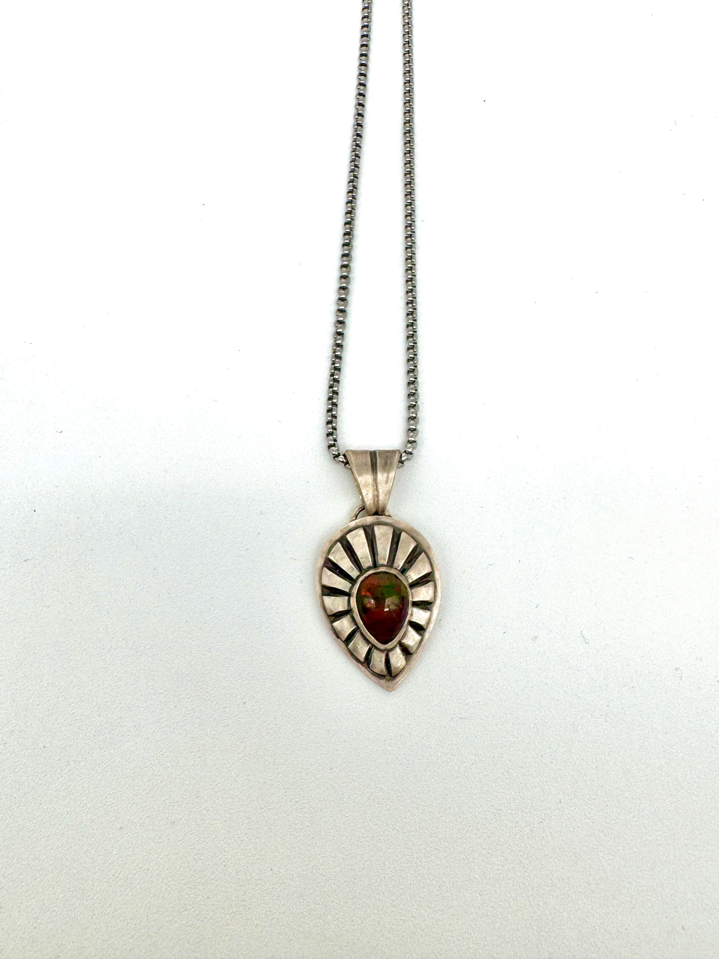Raising Atlantis teardrop opal pendant