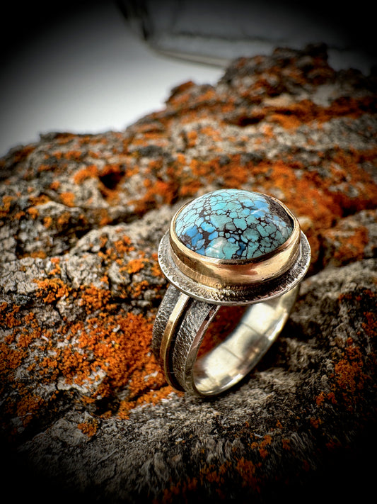 Golden Hills Turquoise ring size 7.5