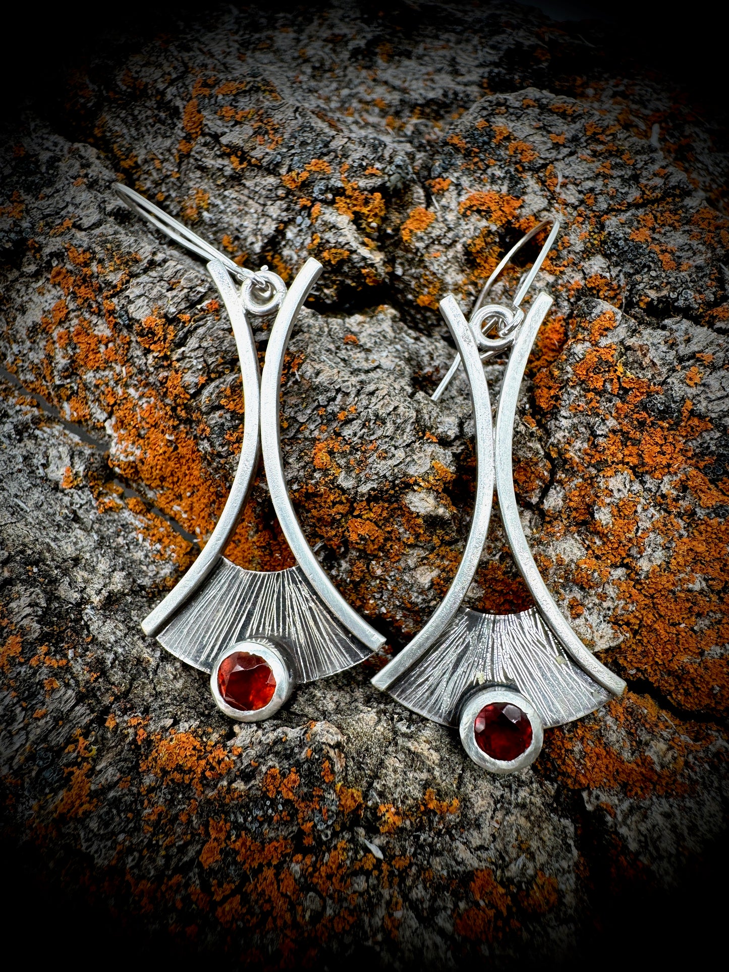 Hessonite Rising Earrings