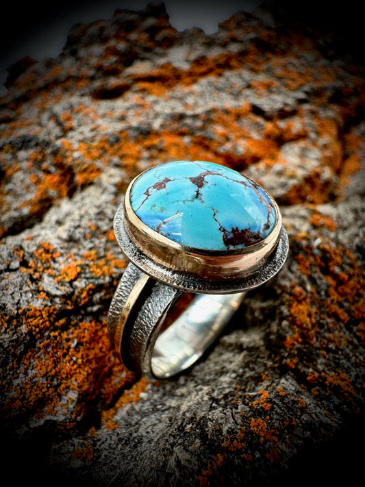 Golden Hills Turquoise ring size 8