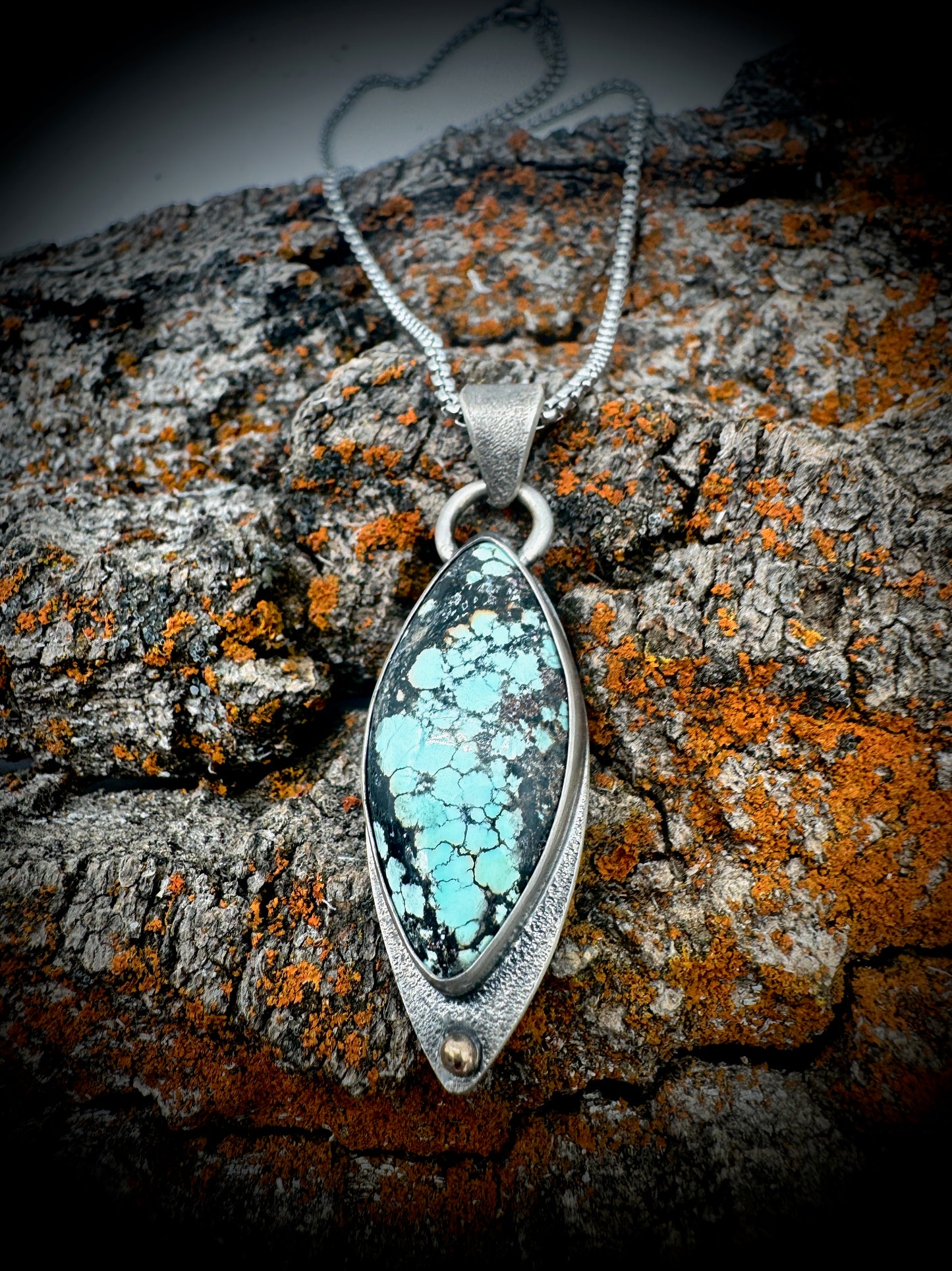 Turquoise Marquis Pendant