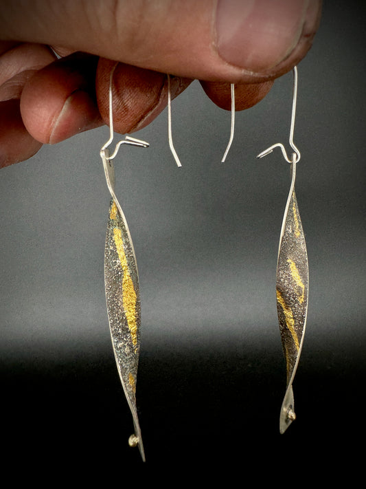Golden Twist earrings