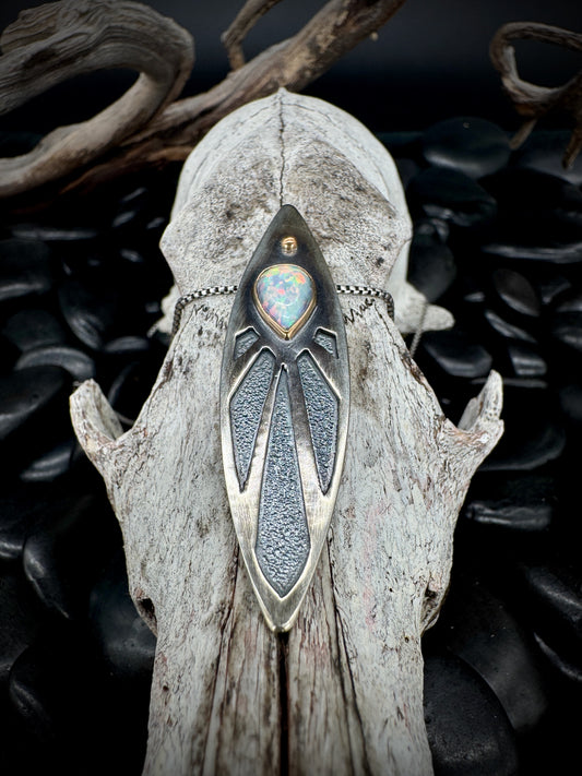 The Lost Wing Australian Opal pendant