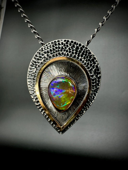 2 way Opal Pendant