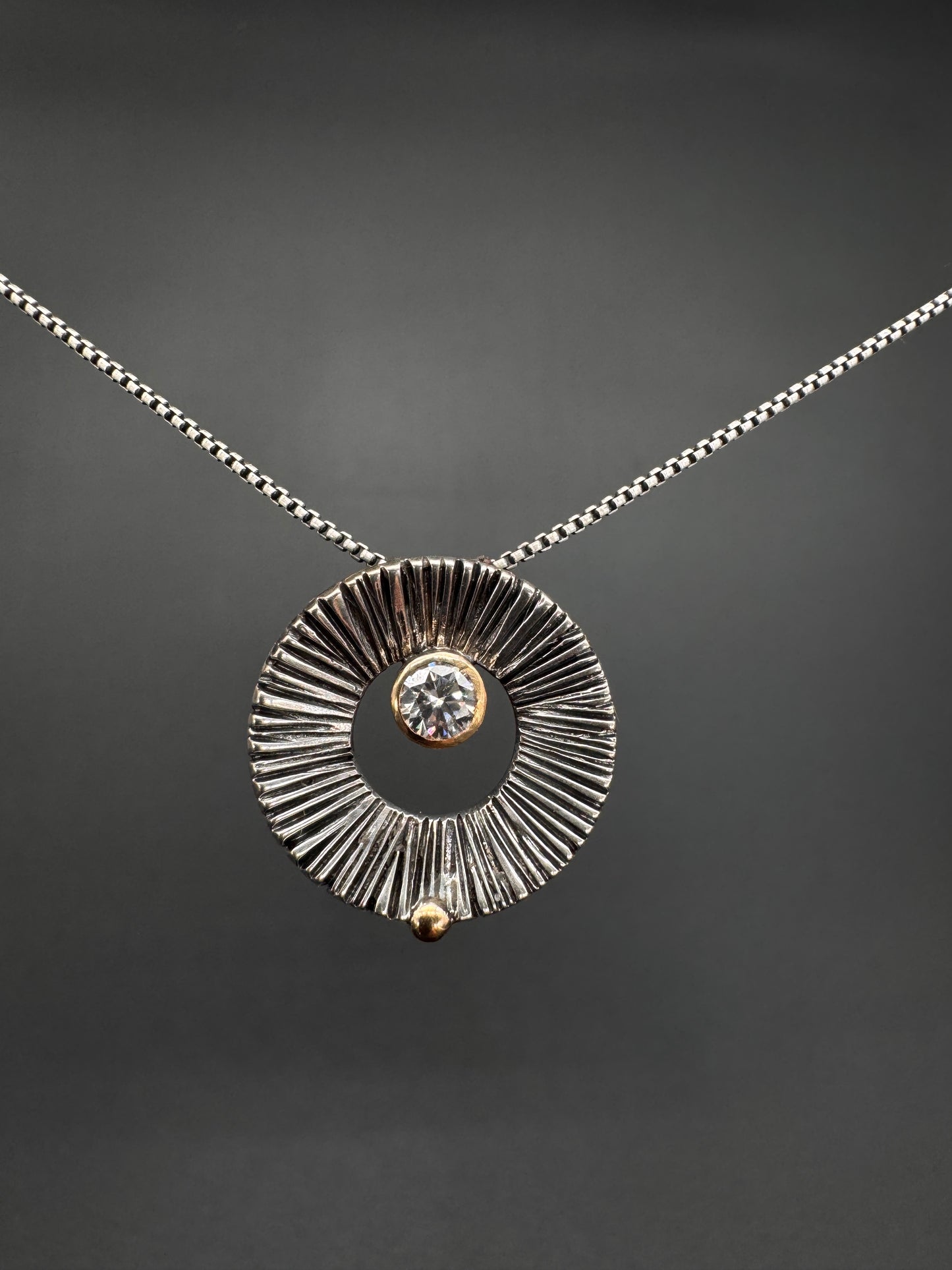 Imminence moissanite pendant