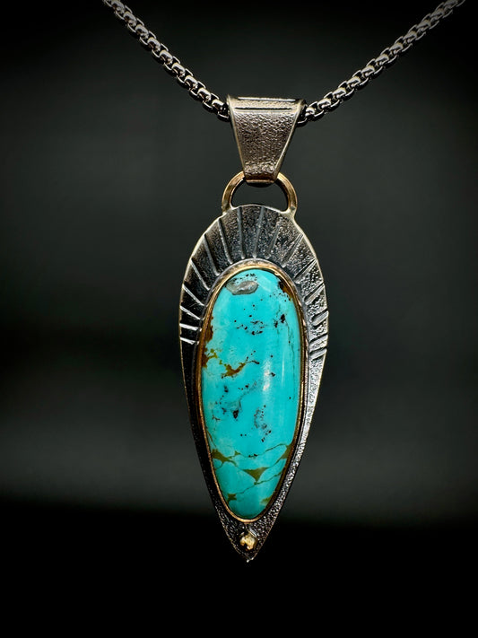 Kingman Turquoise Relic pendant