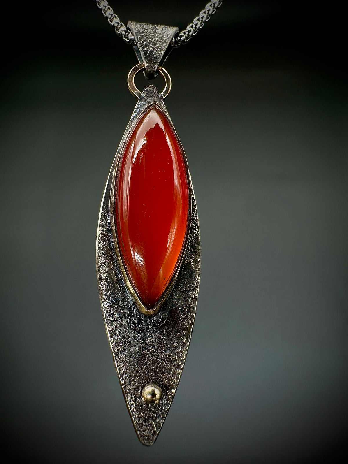 Flame Agate pendant