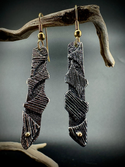 Woven Remnants Earrings