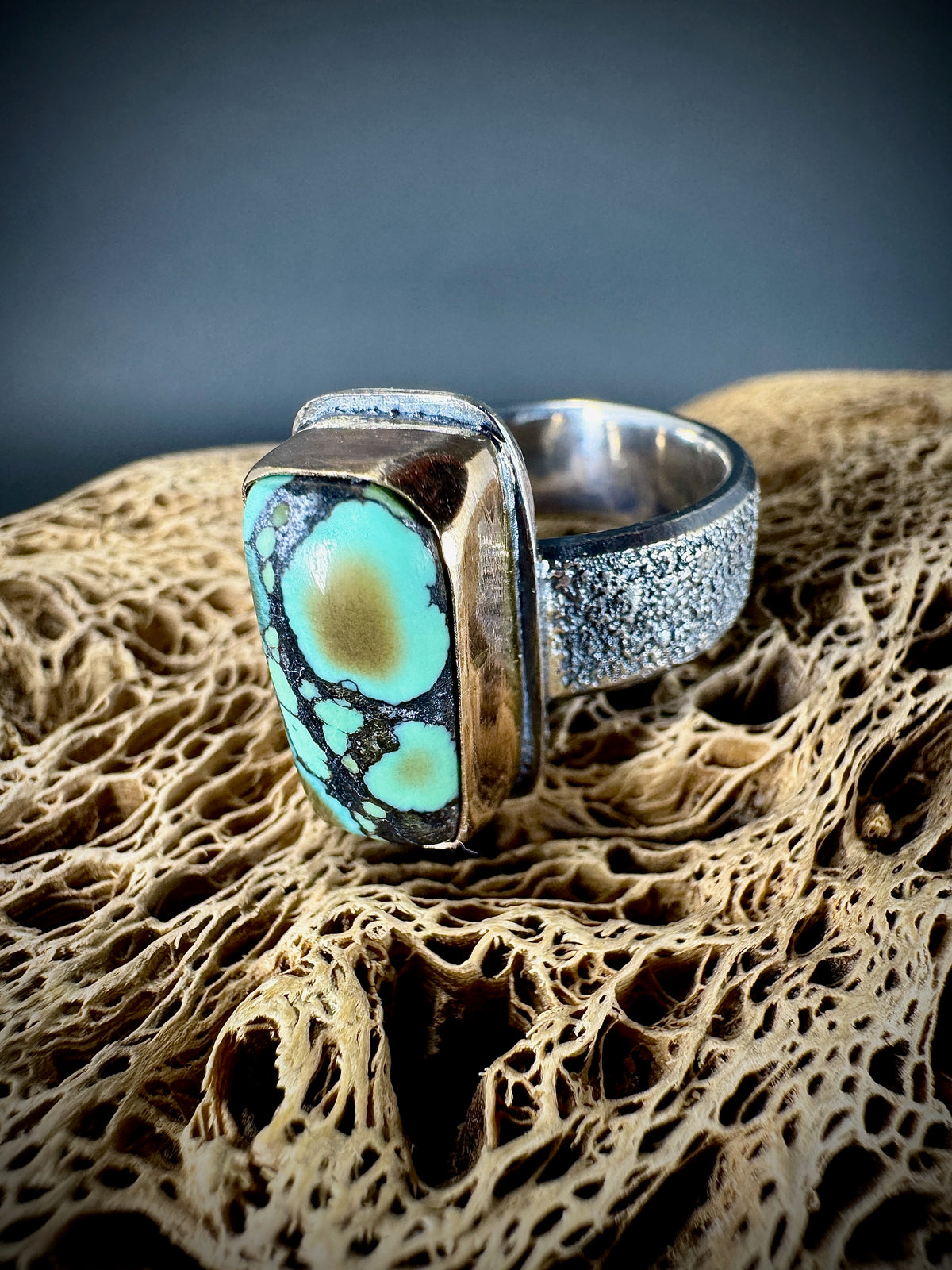 Variscite Antiqued ring size 9.25