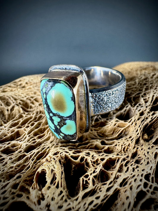Variscite Antiqued ring size 9.25