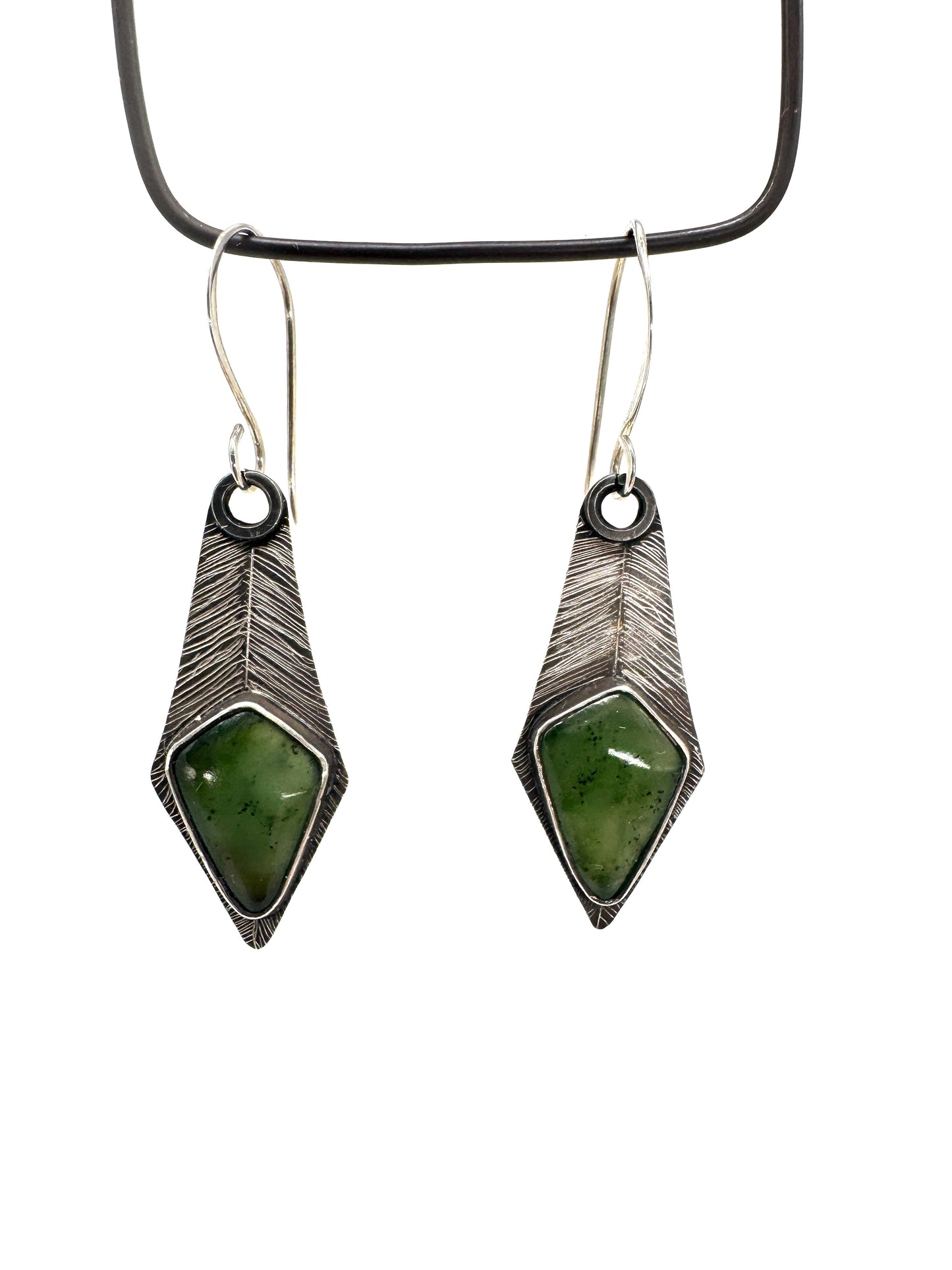 Jade earrings
