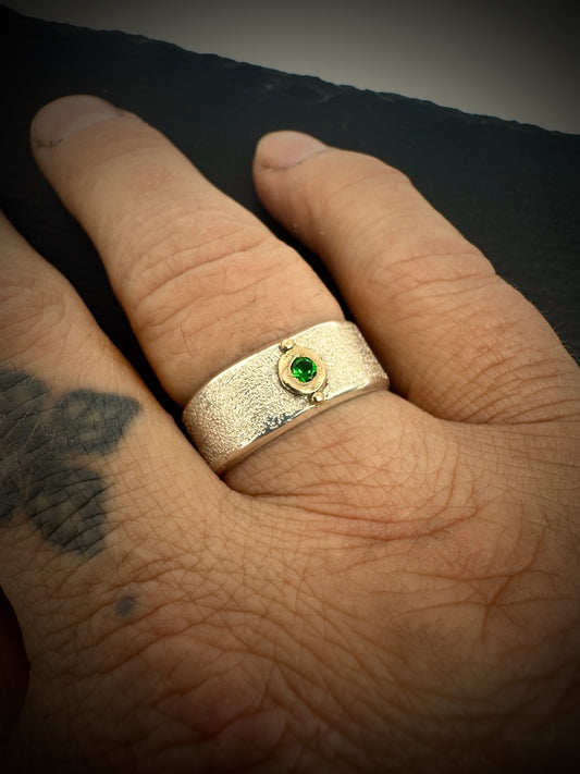 Tsavorite Garnet ring size 11
