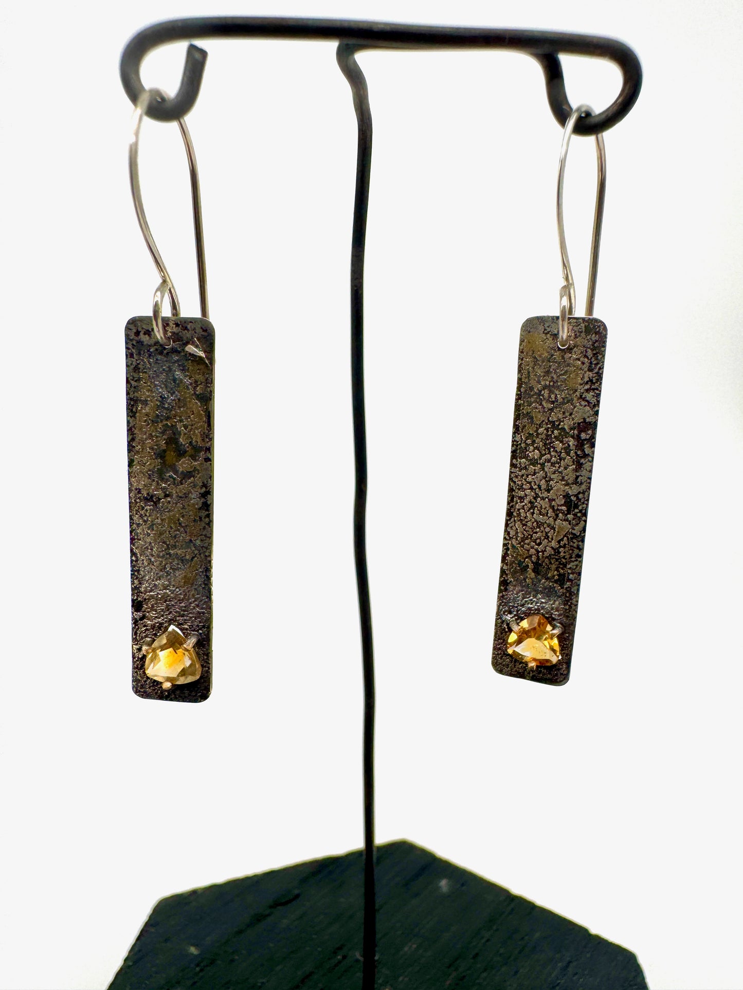 Citrine Trillium earrings