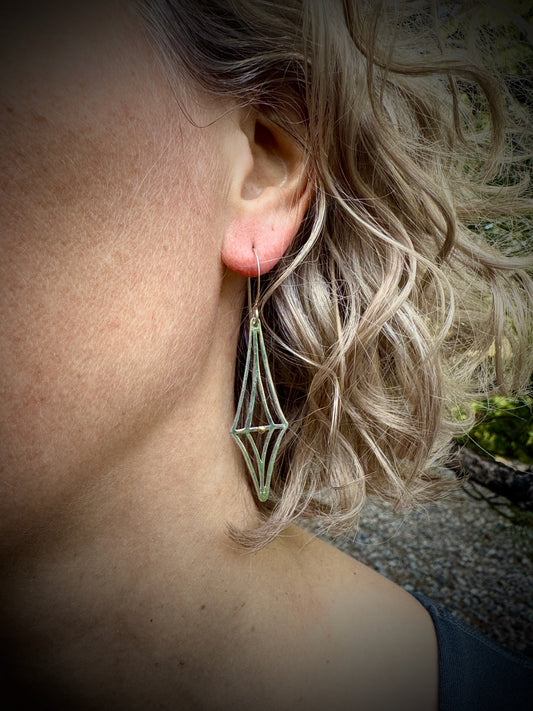 diamond drop earrings