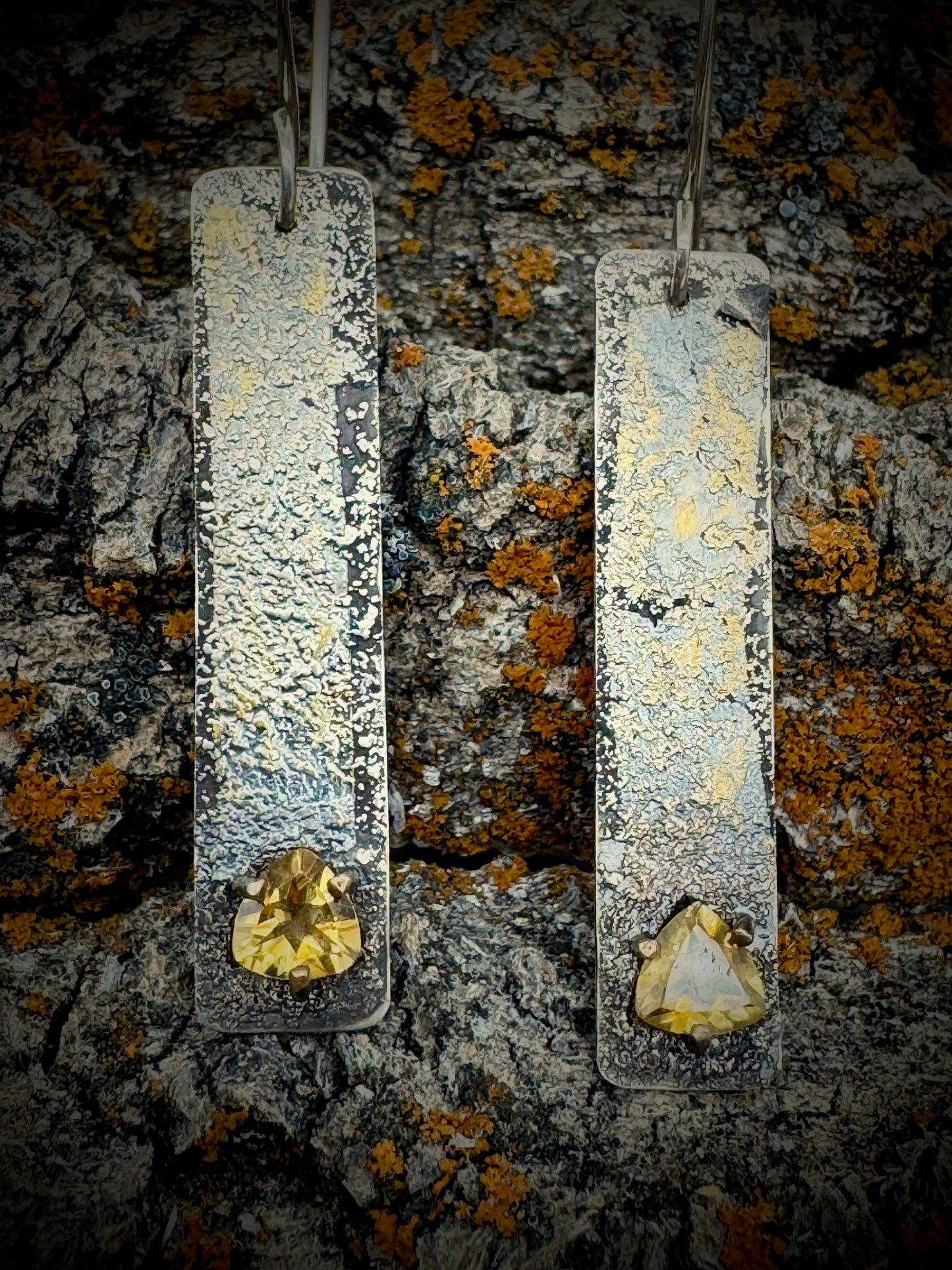 Citrine Trillium earrings