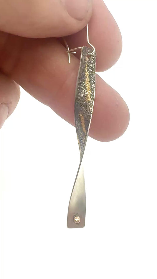 Golden Twist earrings