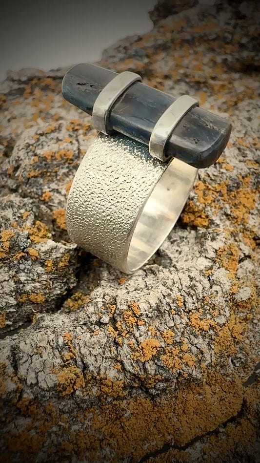 The Storm Kyanite ring