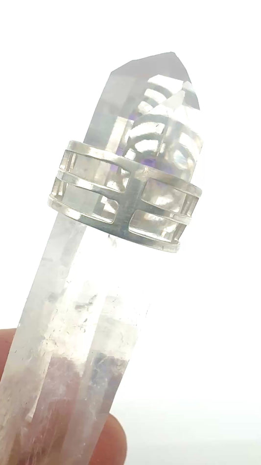 Target Acquired Amethyst rings size 6.5 and 8.5